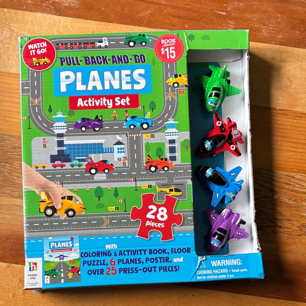 Pull-Back and Go Planes Activity Set